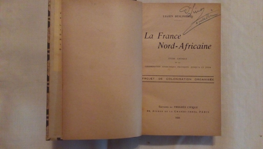 La france nord africaine - Lucien Deslinieres 1920