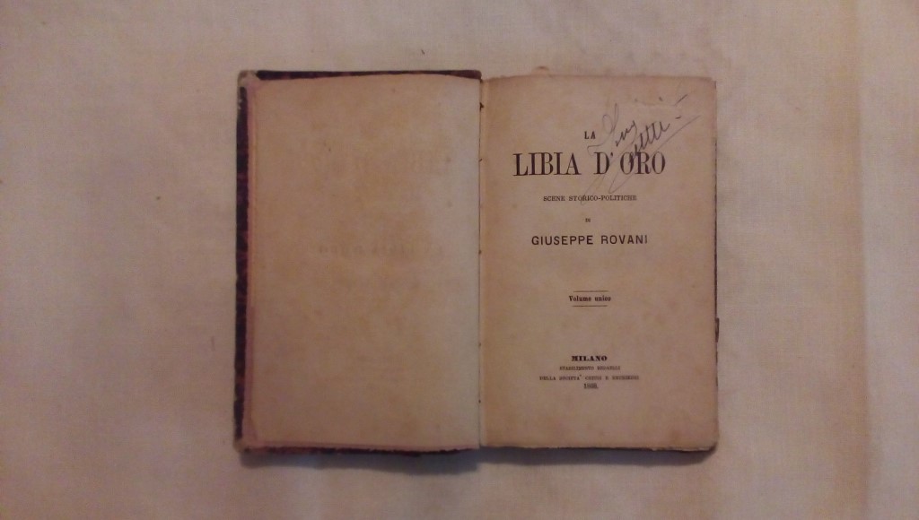 La libia d'oro - Giuseppe Rovani 1868