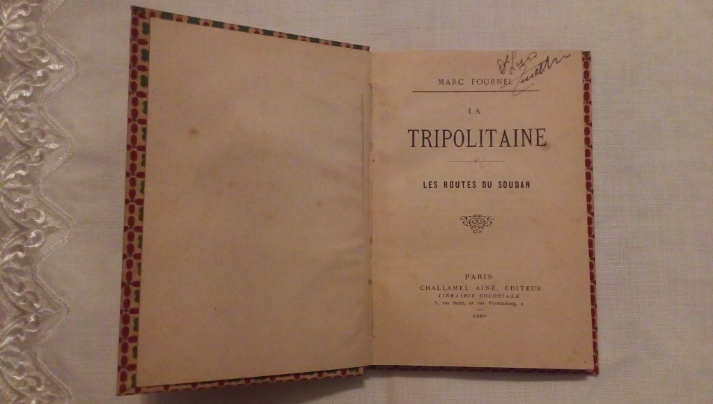 La tripolitaine - Marc Fournel  1887