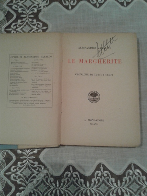Margherite - Alessandro Varaldo Mondadori 1926