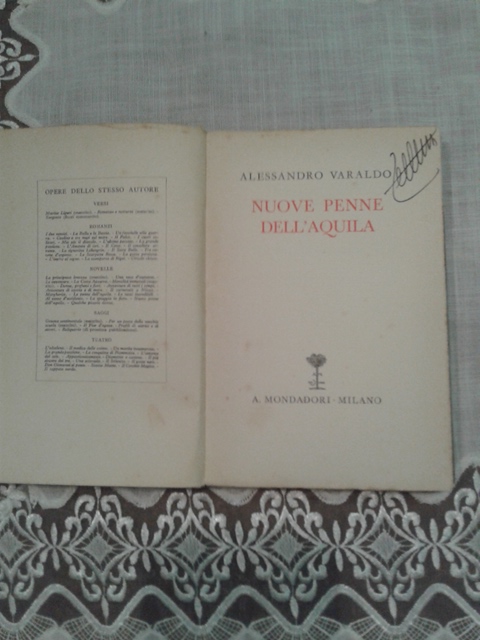 Nuove penne dell'aquila - Alessandro Varaldo Mondadori 1935