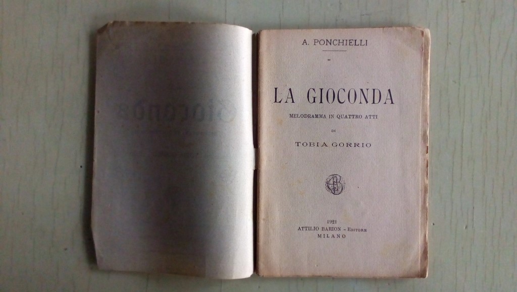 Opera/ la GIOCONDA 