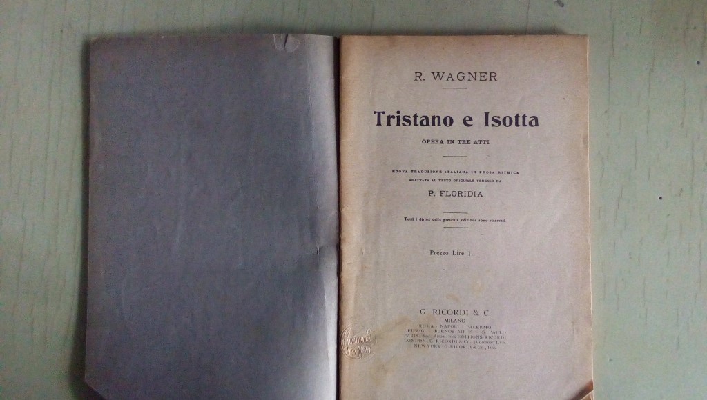 Opera/ Tristano e Isotta