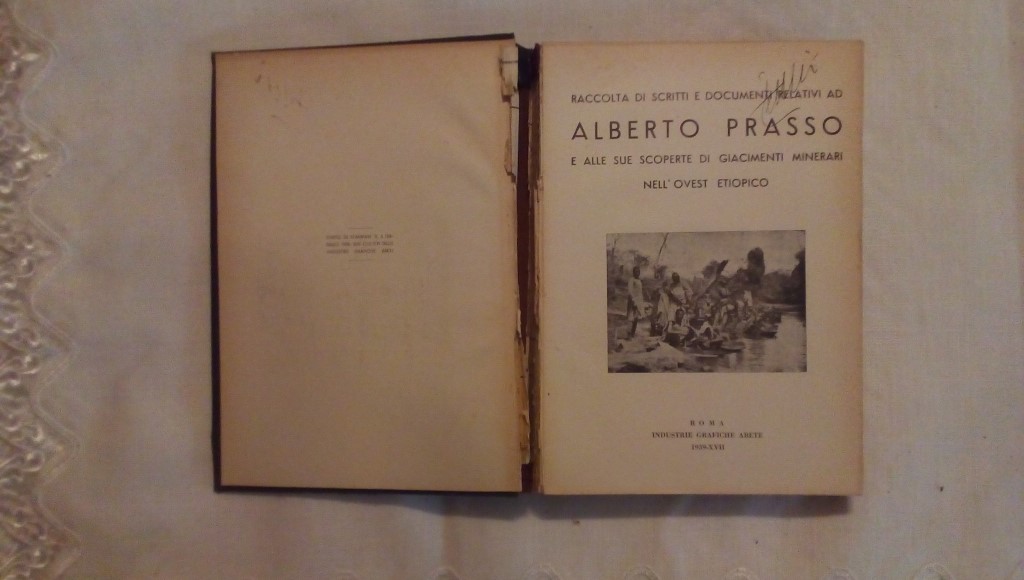 Raccolta di scritti e documenti relativi ad Alberto Passo e alle sue scoperte 1939