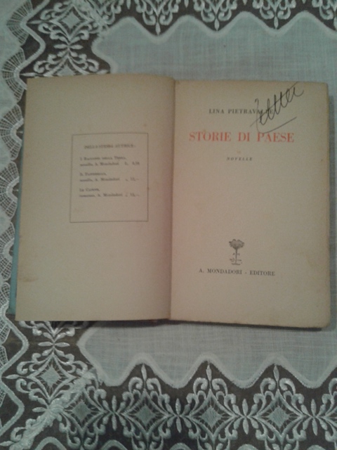 Storia di paese - Lina Pietravalle Mondadori 1930