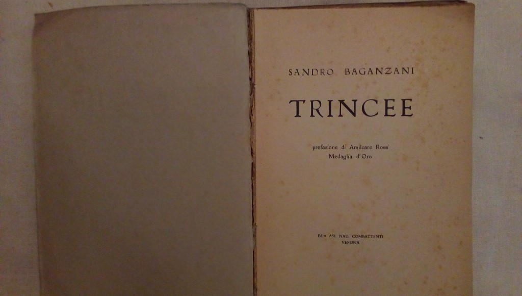 Trincee - Sandro Baganzani Associazione nazionale combattenti 1939