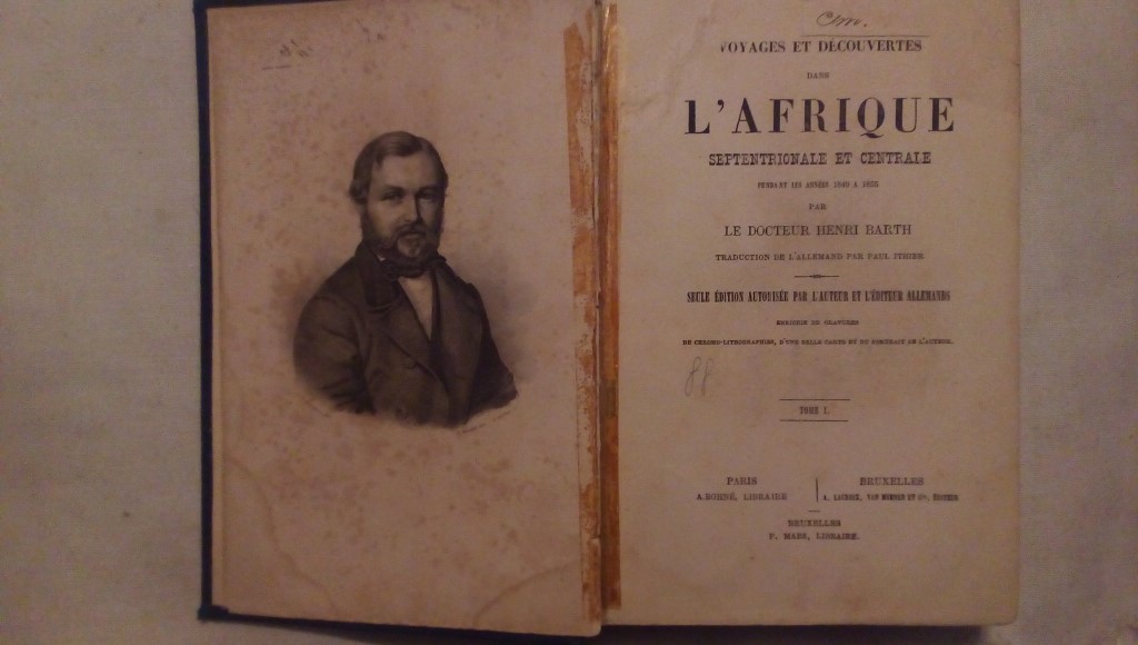 Voyages et decouvertes dan l'Afrique septentrionale et centrale Henri Barth Tomo I